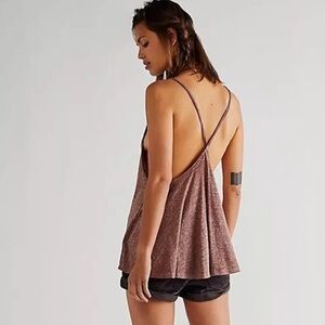 Free People Brown Tank Top